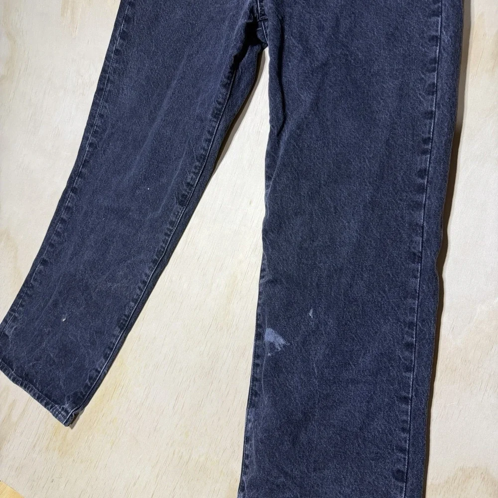 Abercrombie & Fitch Baggy Jeans Mens 30x30 Black Denim Relaxed Y2K Skater